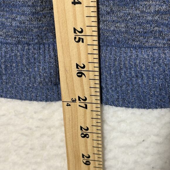 GAP Women's Softspun Raglan Pullover Sweater Blue Heather Rayon Knit Sz XS - Picture 8 of 8